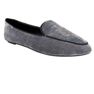 Naughty Monkey Butterfly Velvet Loafers
